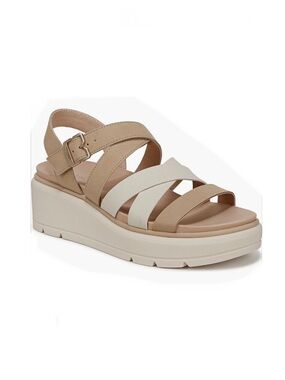 NEW Dr. Scholl’s Nice Max Sun Sandals Tan Sand Women’s Size 11 With Arch Support